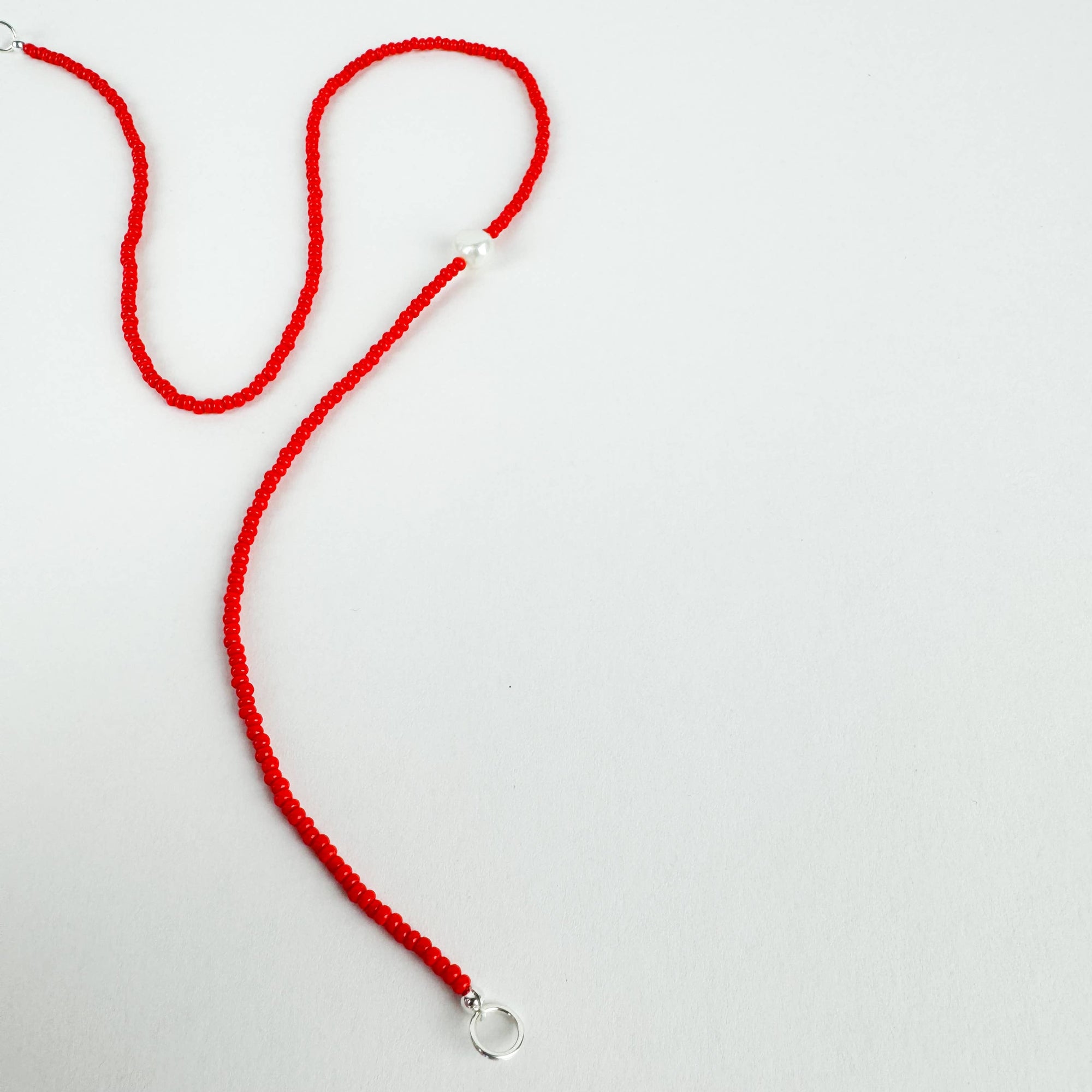 The Khadi Necklace - Red