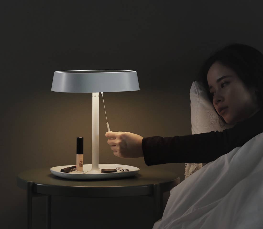 Mirror Lamp - Rechargeable Cosmetic Vanity Mirror / Table Lamp