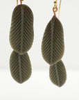 Feather Double Earrings