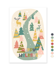 Happy Holidays 12 x 18" Paint by Number Kit