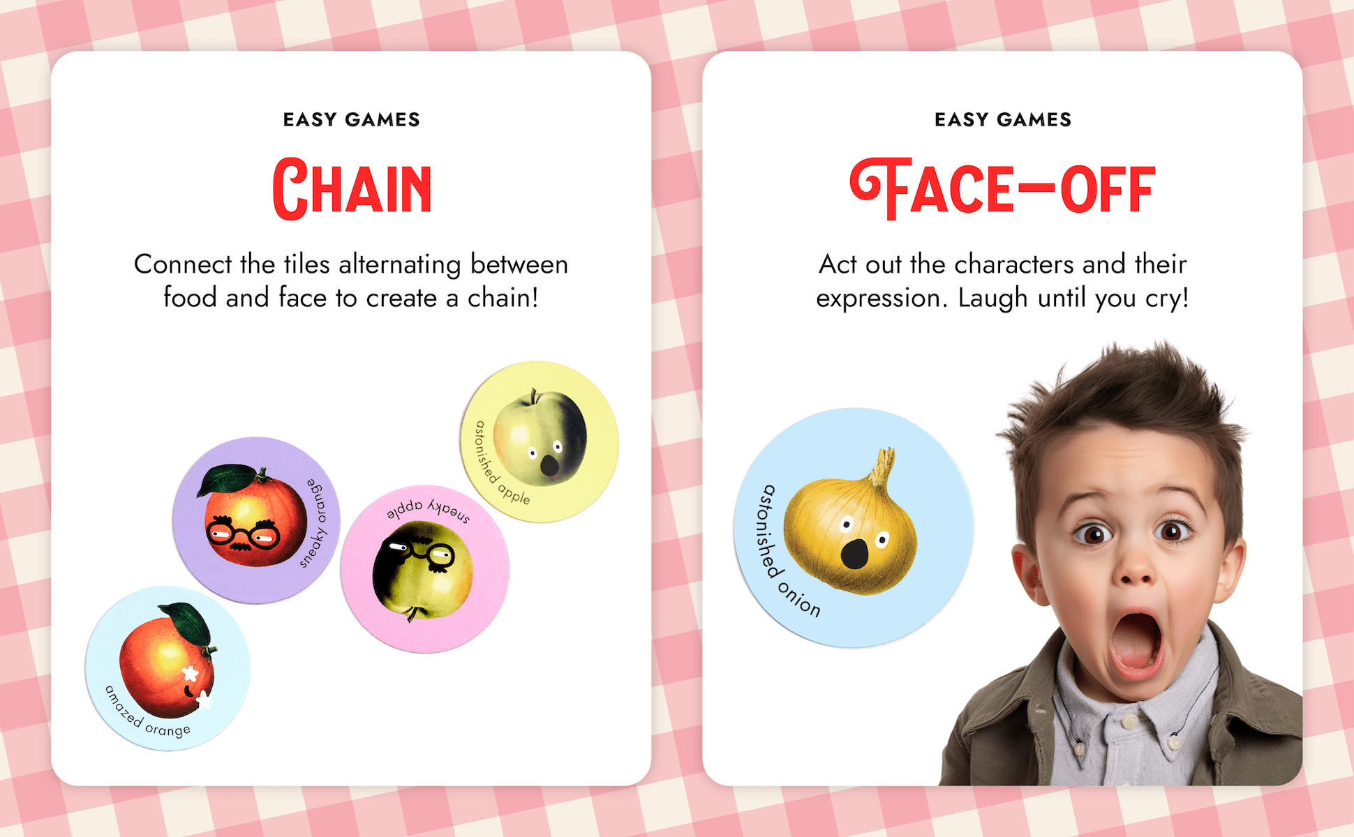 Moody Food Family Game Set