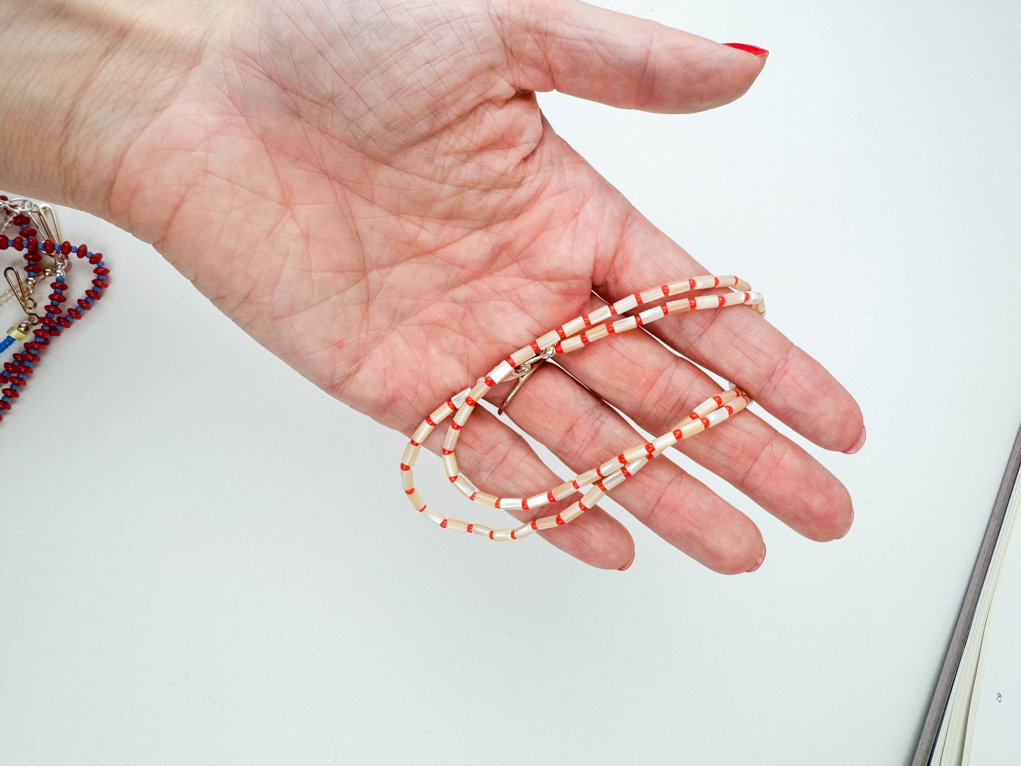 The Karo Necklace Orange Sunset