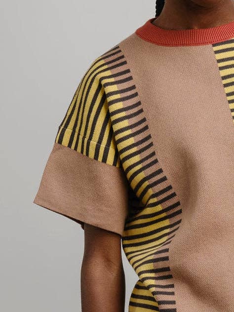 Benita Sweater Tee - Ochre