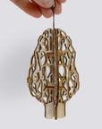 3D Wood Ornament | Morel Mushroom Ornament | Wood Mushroom