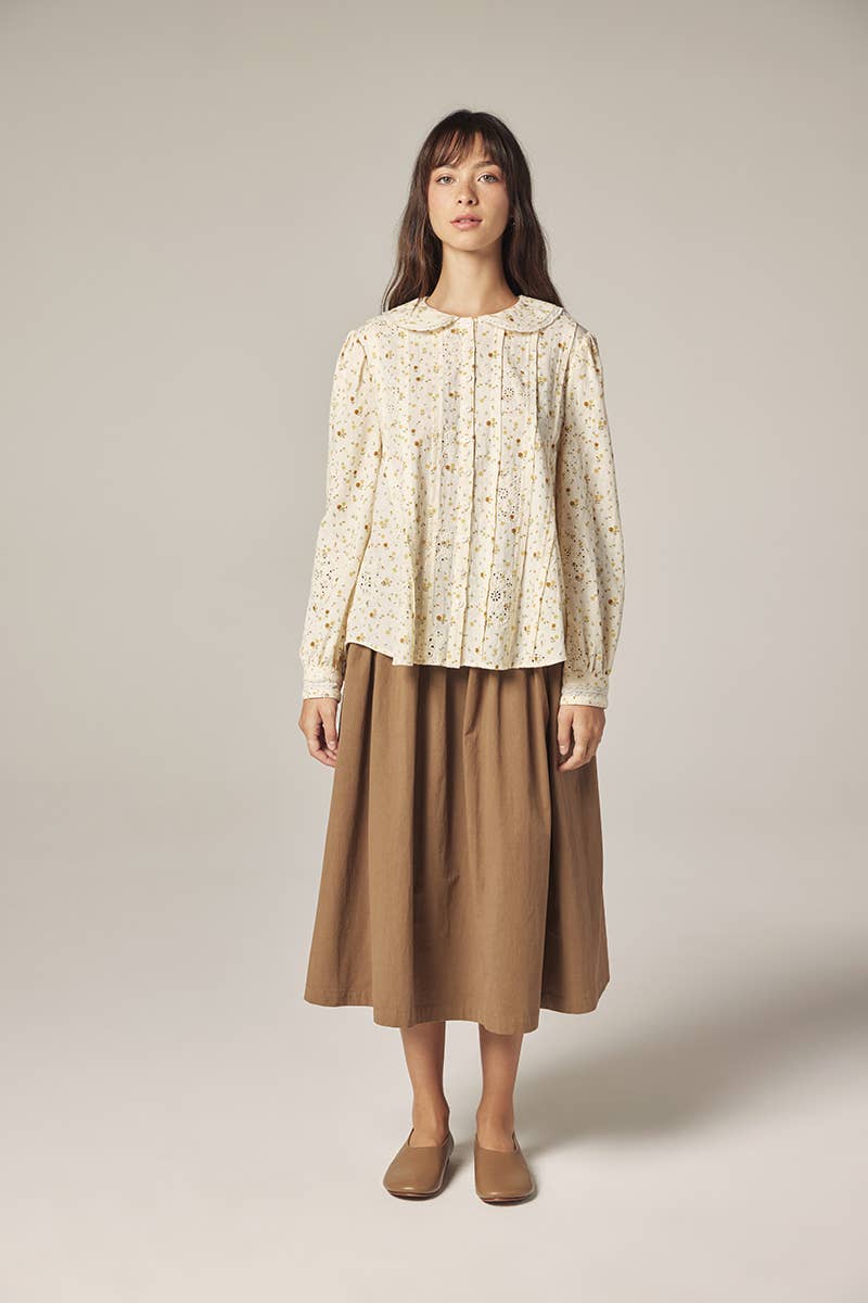 Romantic Peter Pan Collar Shirt