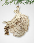 Mt Baker Topography Ornament