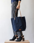 Hana Canvas Tote - Midnight