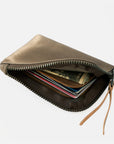 Zip Luxe Wallet - Charcoal