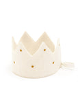 Felt Crown with Cotton Ribbon - Natural