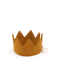 Felt Crown with Cotton Ribbon - Gold