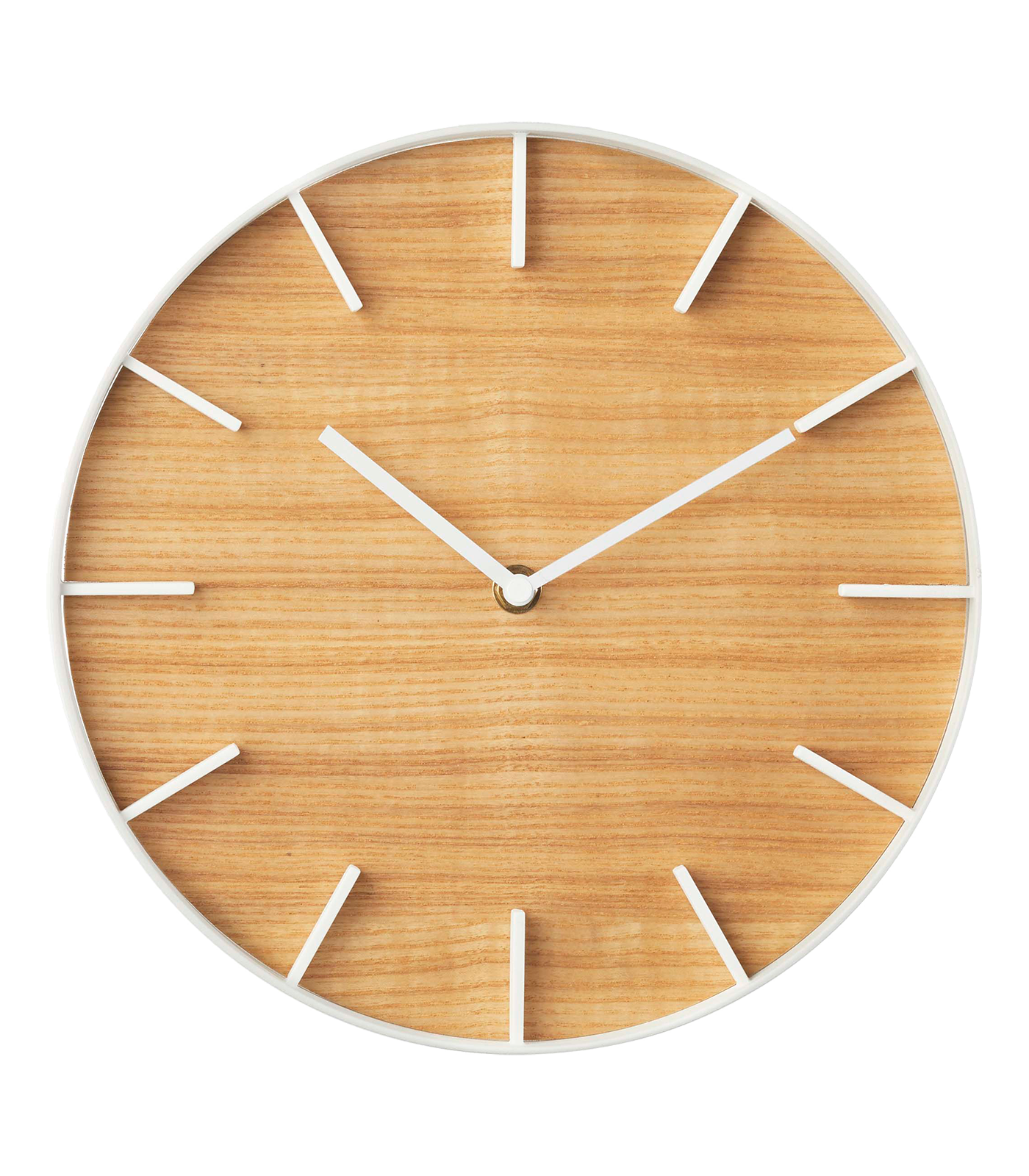RIN Natural Wood Wall Clock