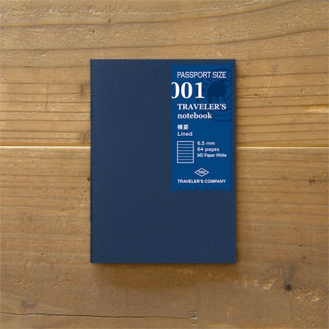 TN P 001 PASSPORT Size Refill LINED