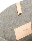 Hana Merino Wool Tote - GRANITE