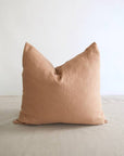 Square Washed Linen Pillow - Sand