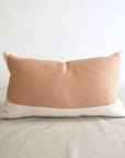 Oval Lumbar Linen Pillow