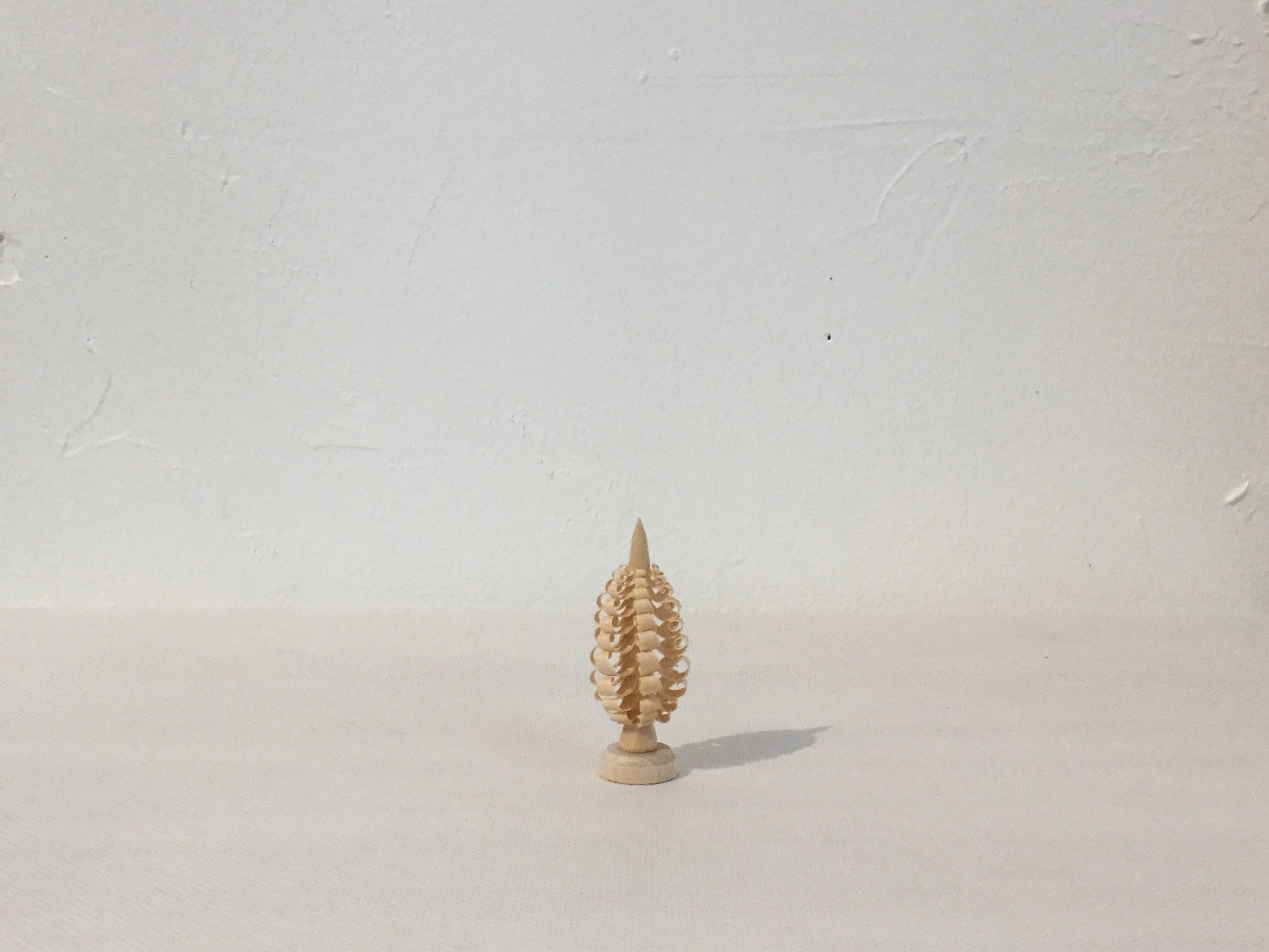 Shaved Ring Tree Figurine, mini 1 inch