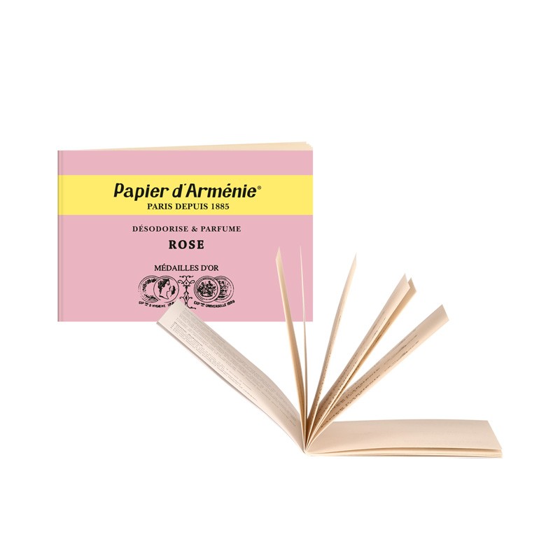 Papier d'Armenie La ROSE booklet