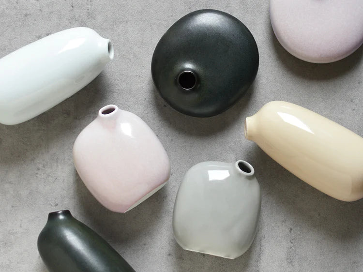 SACCO Ceramic Vase 03Gray